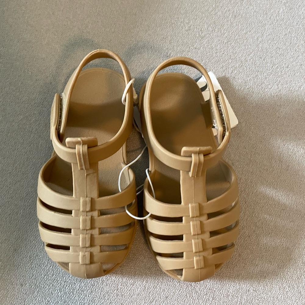 ZARA RUBBERIZED CAGE SANDALS - Picture 5 of 6